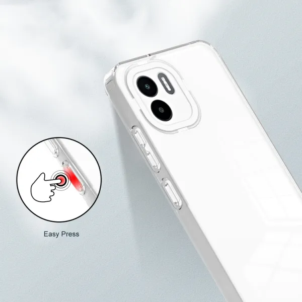 CRYSTAL Ochranný kryt pre Xiaomi Redmi A1 / Redmi A2 biely