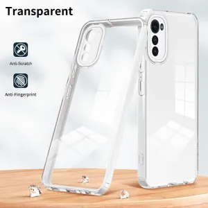 CRYSTAL Ochranný kryt pre Motorola Moto E32 / E32s biely