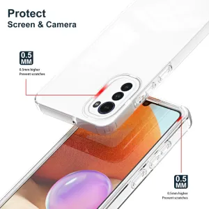 CRYSTAL Ochranný kryt pre Motorola Moto E32 / E32s biely