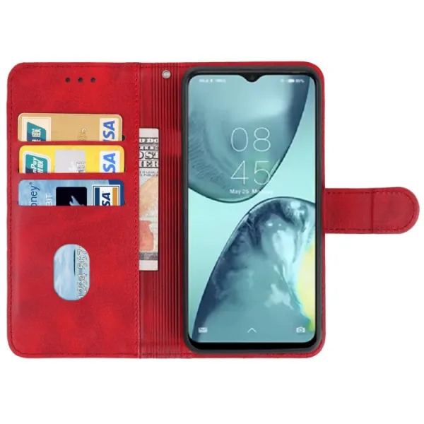 SMOOTH Peňaženkové puzdro pre Infinix Hot 11 červené