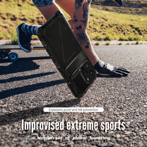 R-JUST SOLID Extra odolný kryt Apple iPhone 14 Pro Max zelený