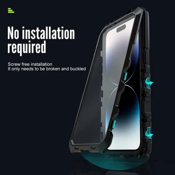 R-JUST SOLID Extra odolný kryt Apple iPhone 14 Pro Max zelený