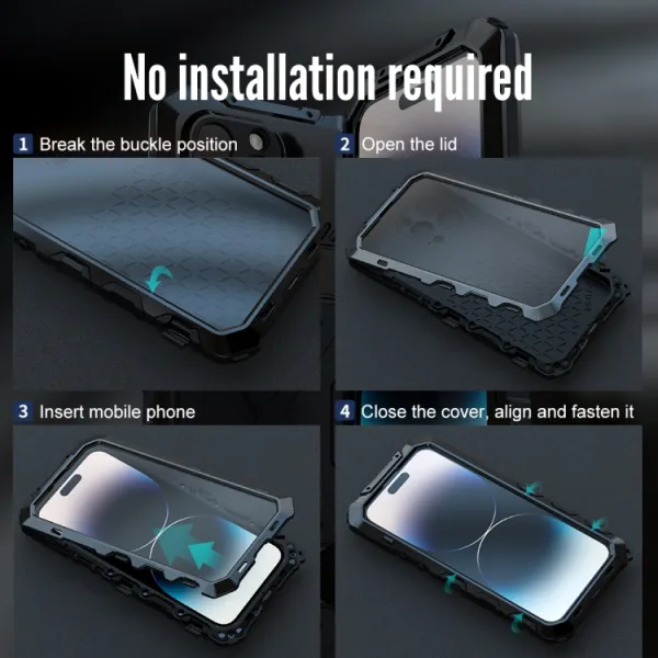 R-JUST SOLID Extra odolný kryt Apple iPhone 14 Plus zelený