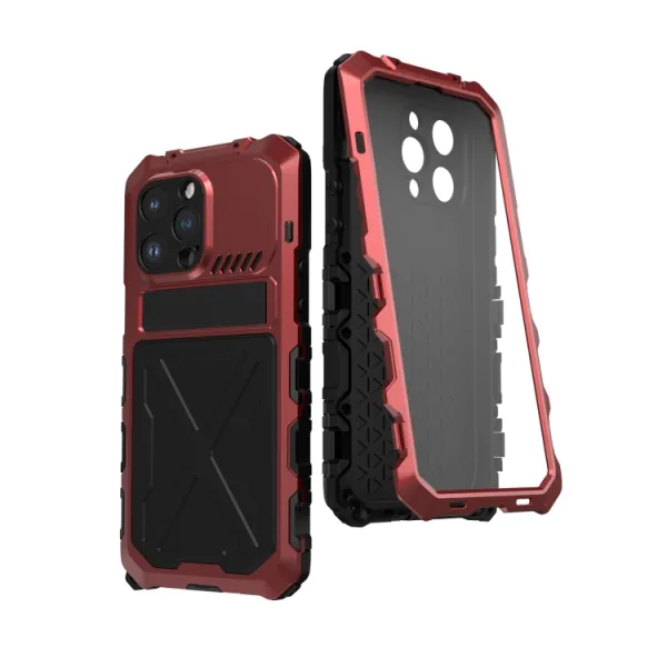 R-JUST SOLID Extra odolný kryt Apple iPhone 14 Plus červený
