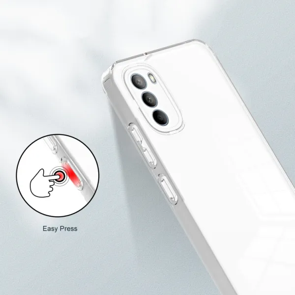 CRYSTAL Ochranný kryt pre Motorola Moto G31 biely