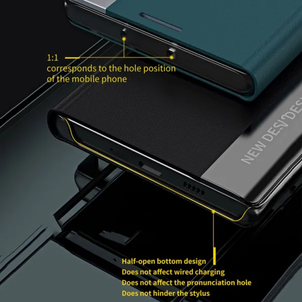 SLEEP CASE Zaklápací kryt Xiaomi Redmi A1 / Redmi A2 strieborný