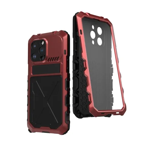 R-JUST SOLID Extra odolný kryt Apple iPhone 14 Pro červený