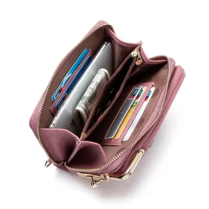 CARRY Univerzálne puzdro pre mobil s uhlopriečkou do 6,5" modré