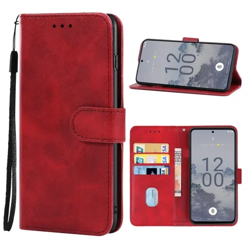 SMOOTH Peňaženkové puzdro pre Nokia X30 červené