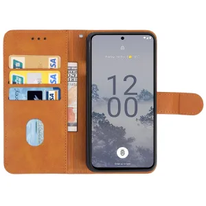 SMOOTH Peňaženkové puzdro pre Nokia X30 hnedé