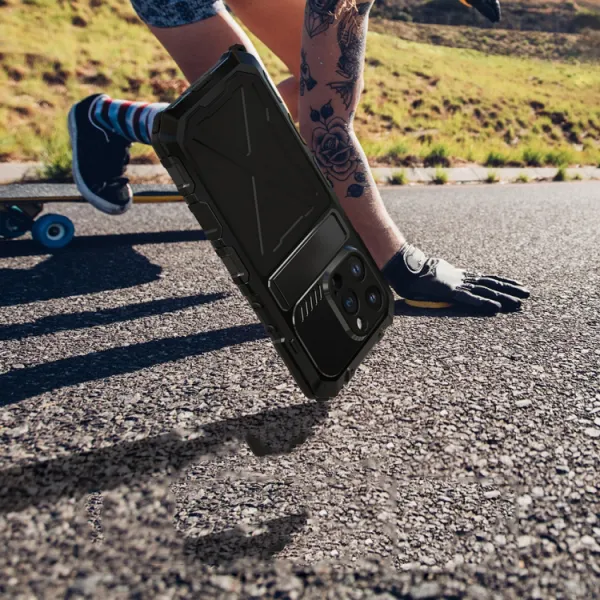 R-JUST SOLID Extra odolný kryt Apple iPhone 14 Plus zelený
