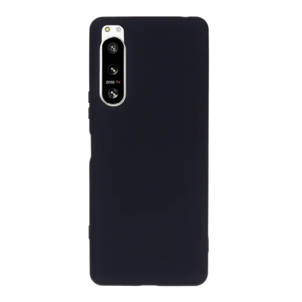 RUBBER Ochranný kryt pre Sony Xperia 5 IV čierny