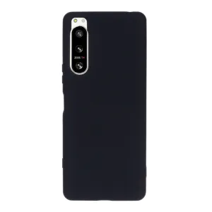 RUBBER Ochranný kryt pre Sony Xperia 5 IV čierny