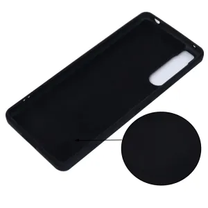 RUBBER Ochranný kryt pre Sony Xperia 5 IV čierny