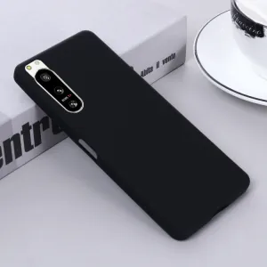 RUBBER Ochranný kryt pre Sony Xperia 5 IV čierny