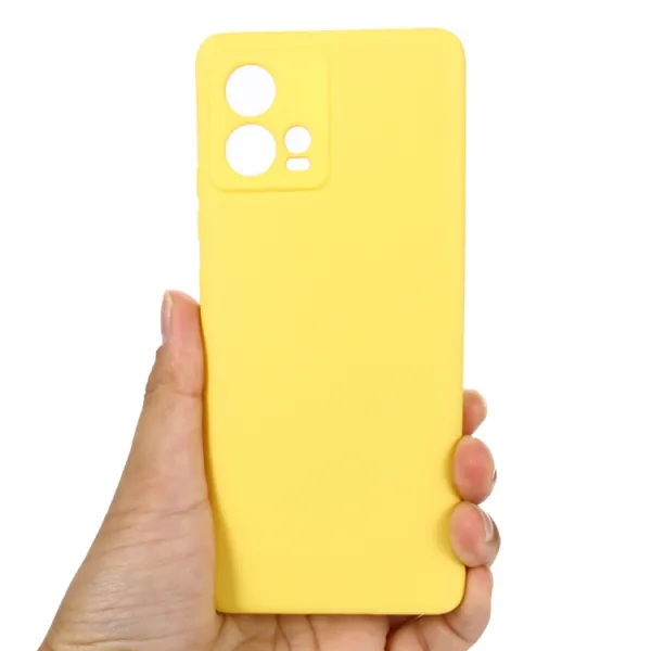 RUBBER Ochranný kryt pre Motorola Edge 30 Fusion žltý