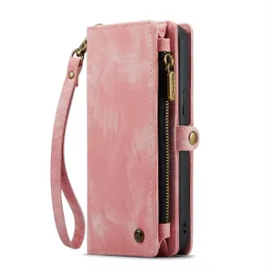 WALLET Ochranný kryt s peňaženkou 2v1 pre Apple iPhone 14 Plus ružový