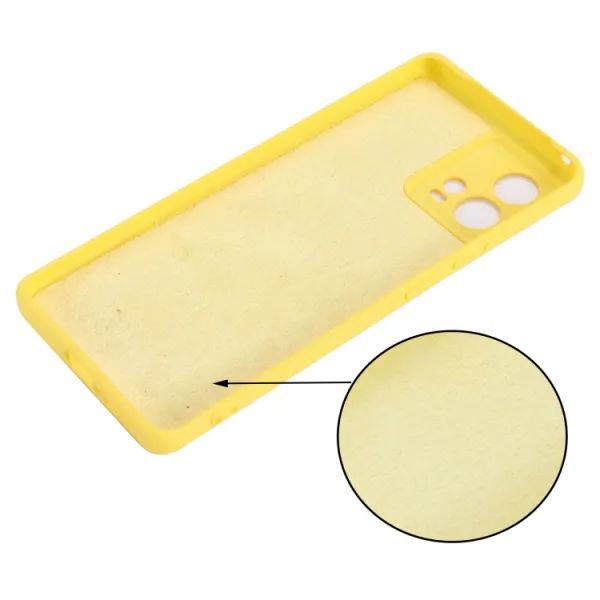 RUBBER Ochranný kryt pre Motorola Edge 30 Fusion žltý