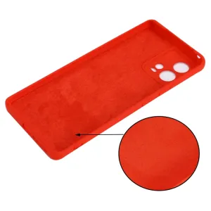 RUBBER Ochranný kryt pre Motorola Edge 30 Fusion červený