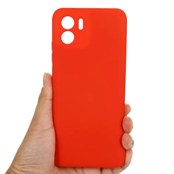 RUBBER Ochranný kryt pre Xiaomi Redmi A1 / Redmi A2 červený