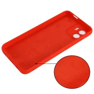 RUBBER Ochranný kryt pre Xiaomi Redmi A1 / Redmi A2 červený