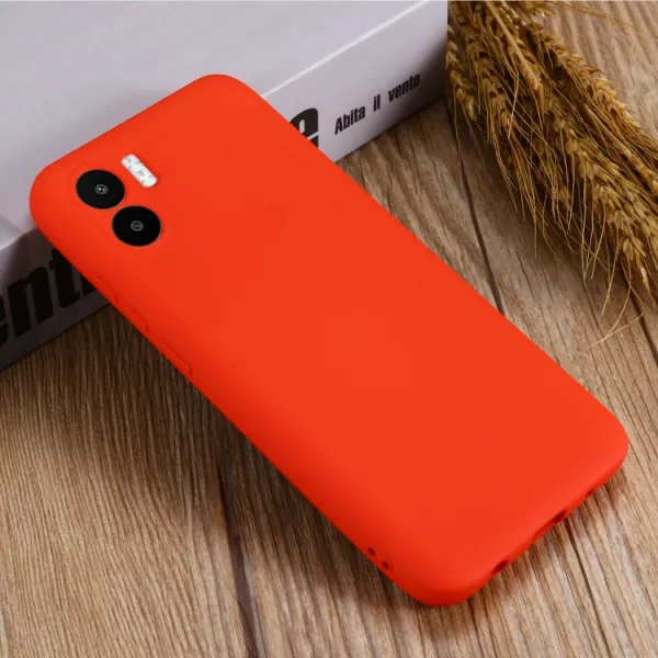 RUBBER Ochranný kryt pre Xiaomi Redmi A1 / Redmi A2 červený