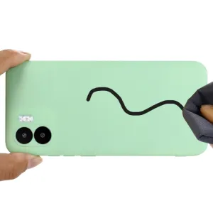RUBBER Ochranný kryt pre Xiaomi Redmi A1 / Redmi A2 zelený