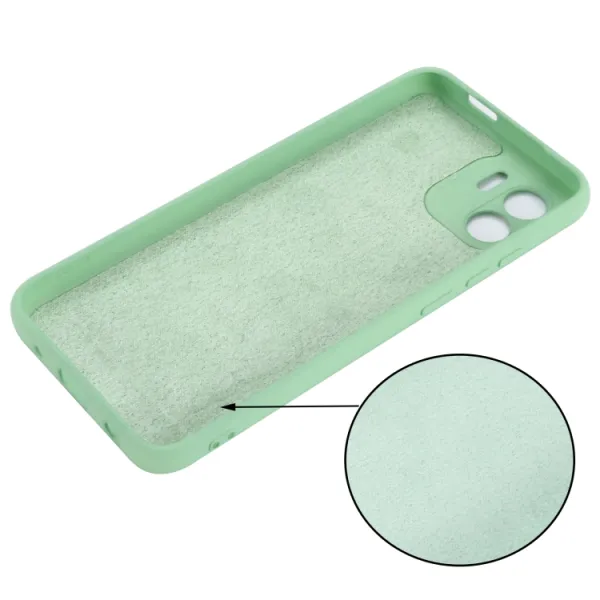 RUBBER Ochranný kryt pre Xiaomi Redmi A1 / Redmi A2 zelený