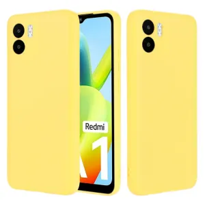 RUBBER Ochranný kryt pre Xiaomi Redmi A1 / Redmi A2 žltý