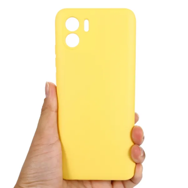 RUBBER Ochranný kryt pre Xiaomi Redmi A1 / Redmi A2 žltý