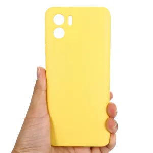 RUBBER Ochranný kryt pre Xiaomi Redmi A1 / Redmi A2 žltý