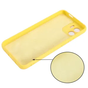 RUBBER Ochranný kryt pre Xiaomi Redmi A1 / Redmi A2 žltý