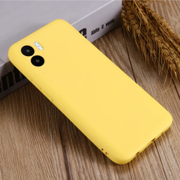 RUBBER Ochranný kryt pre Xiaomi Redmi A1 / Redmi A2 žltý