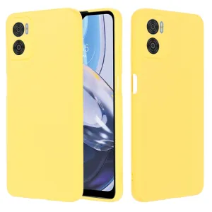 RUBBER Ochranný kryt pre Motorola Moto E22 / E22i žltý