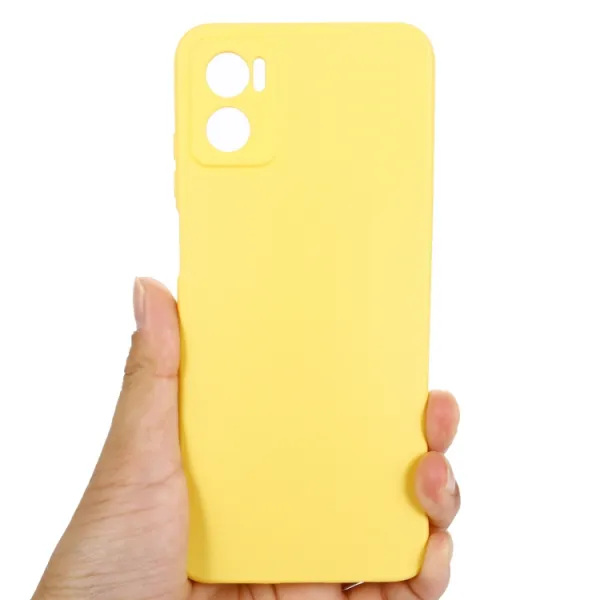 RUBBER Ochranný kryt pre Motorola Moto E22 / E22i žltý