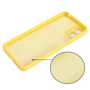 RUBBER Ochranný kryt pre Motorola Moto E22 / E22i žltý