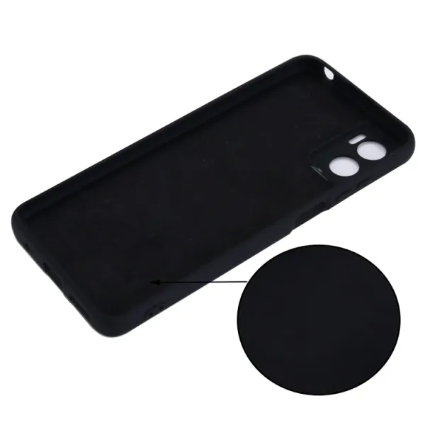RUBBER Ochranný kryt pre Motorola Moto E22 / E22i čierny