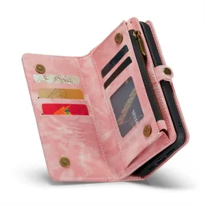 WALLET Ochranný kryt s peňaženkou 2v1 pre Apple iPhone 14 ružový