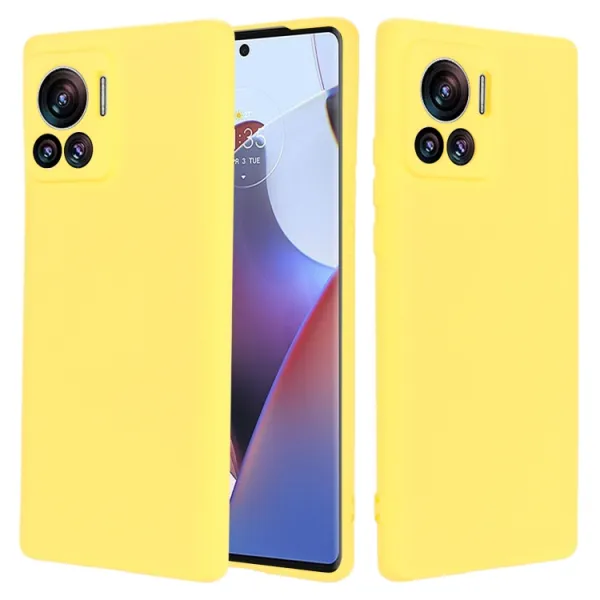 RUBBER Ochranný kryt pre Motorola Edge 30 Ultra žltý
