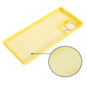 RUBBER Ochranný kryt pre Motorola Edge 30 Ultra žltý