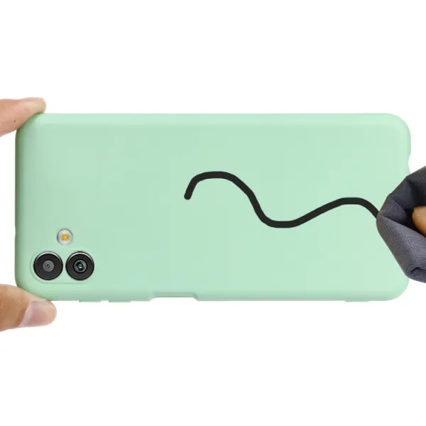 RUBBER Ochranný kryt pre Samsung Galaxy M13 5G zelený