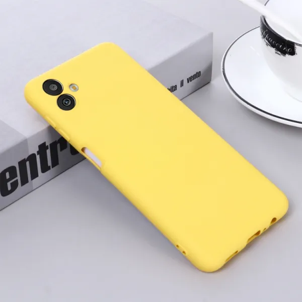RUBBER Ochranný kryt pre Samsung Galaxy M13 5G žltý
