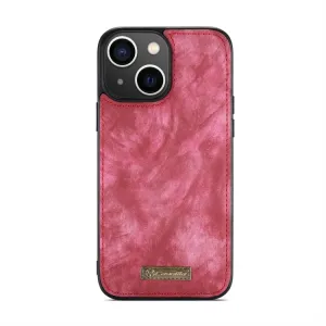 WALLET Ochranný kryt s peňaženkou 2v1 pre Apple iPhone 14 Plus červený