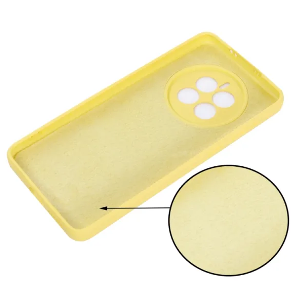 RUBBER Ochranný kryt pre Huawei Mate 50 žltý