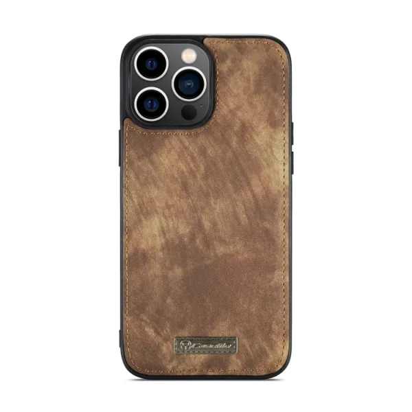 WALLET Ochranný kryt s peňaženkou 2v1 pre Apple iPhone 14 Pro Max hnedý