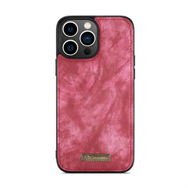 WALLET Ochranný kryt s peňaženkou 2v1 pre Apple iPhone 14 Pro Max červený