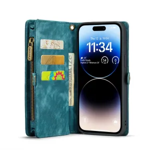 WALLET Ochranný kryt s peňaženkou 2v1 pre Apple iPhone 14 Pro Max modrý