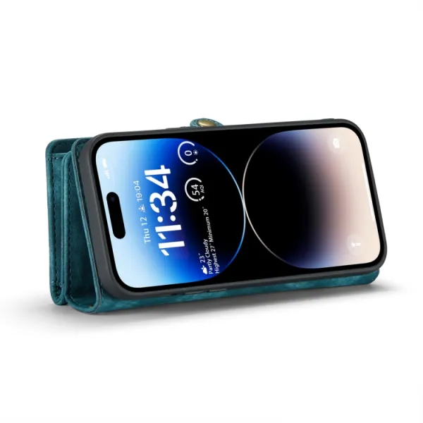 WALLET Ochranný kryt s peňaženkou 2v1 pre Apple iPhone 14 Pro Max modrý