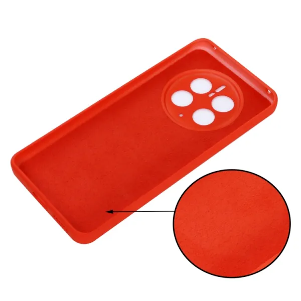 RUBBER Ochranný kryt pre Huawei Mate 50 Pro červený