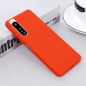 RUBBER Ochranný kryt pre Sony Xperia 5 IV červený